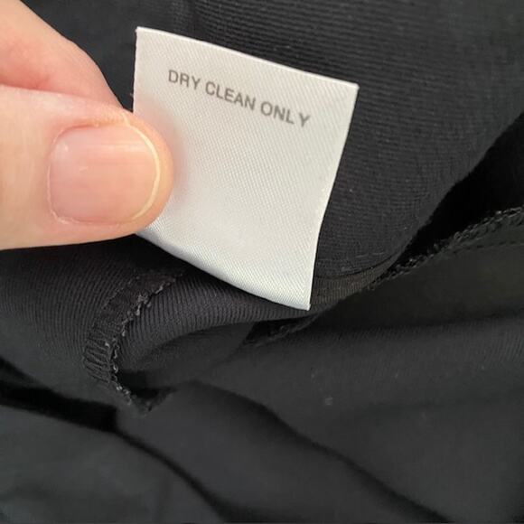 Classiques Entier Wide Legged Black Capri Pants Pockets Lightweight Women's 12 - Picture 6 of 13